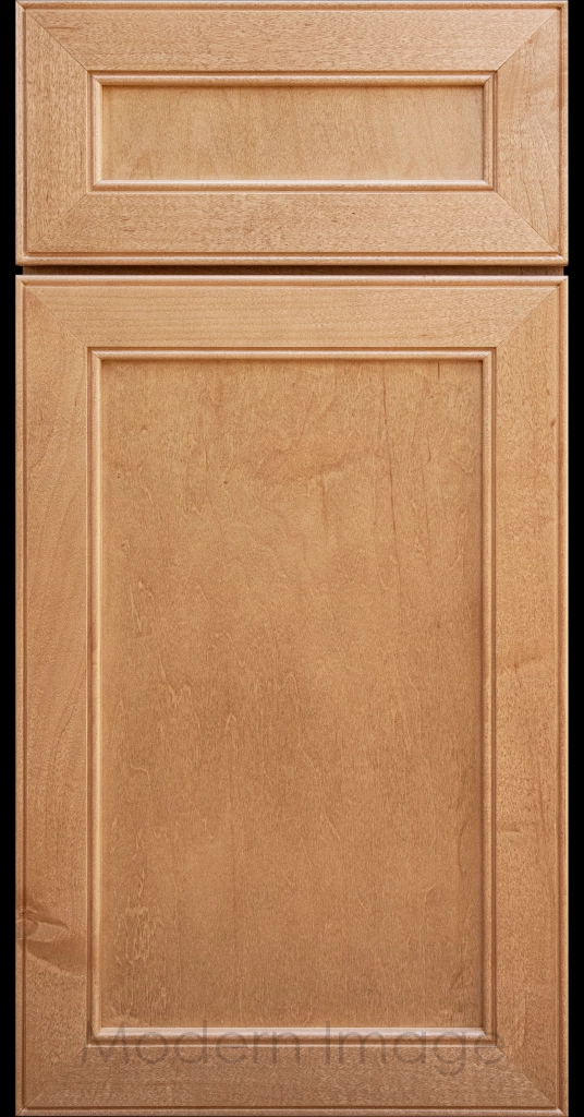 Stained Davis refined Shaker style kitchen cabinet in a Natural stain by Modern Image AZ.